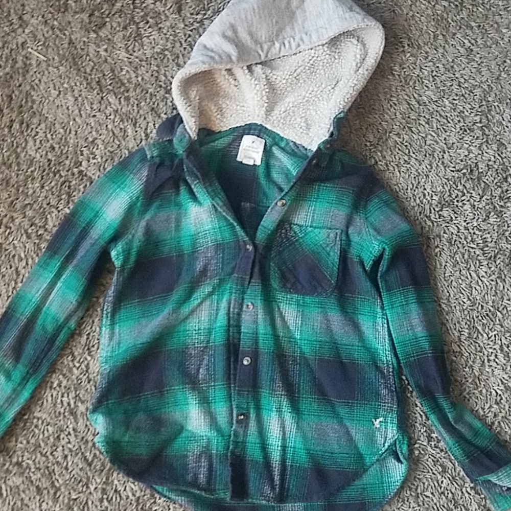 AE* Vintage* Boyfriend style* Flannel*